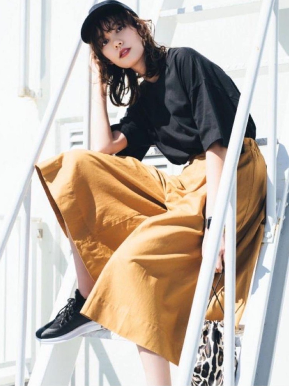Uniqlo cotton line culottes